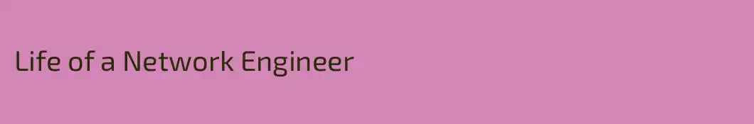 Life of a Network Engineer